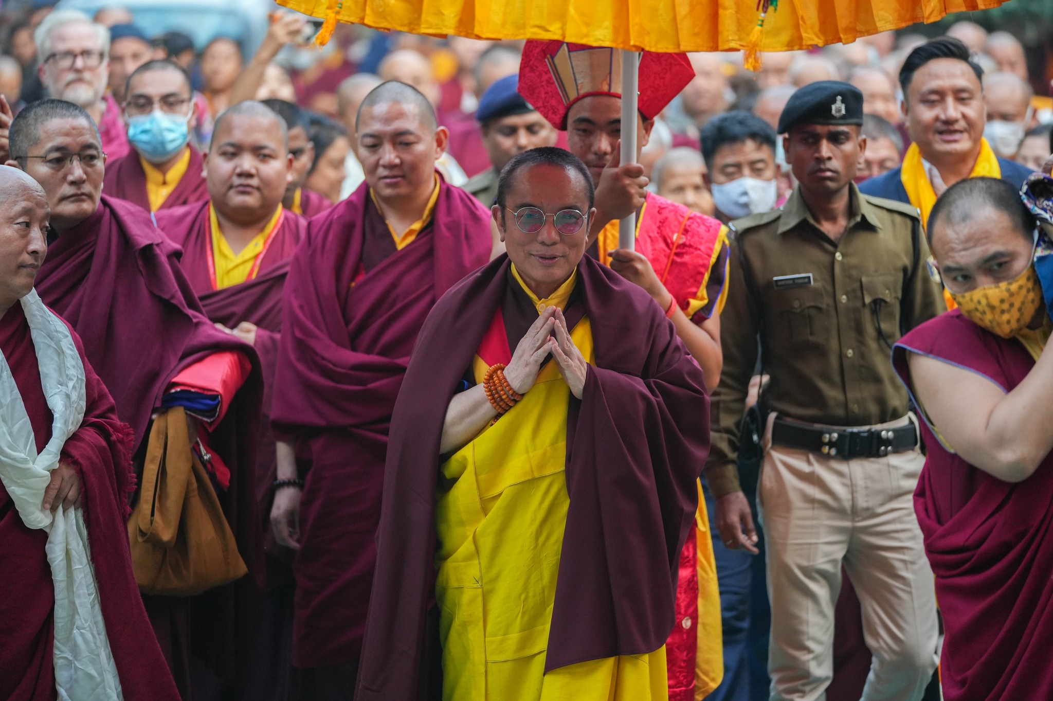 Guru Vajradhara Chamgon Kenting Tai Situpa Arrives at Tergar