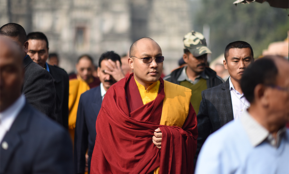 The Gyalwang Karmapa Begins His Winter Activity in Bodhgaya